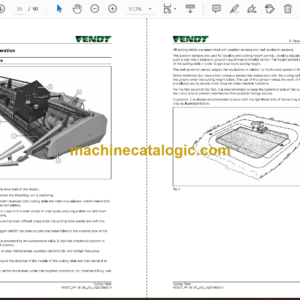 Fendt 18-25ft PowerFlow Cutting Table Operator’s Manual (LA327450010)