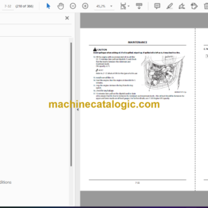 Hitachi ZX33U-6, 38U-6 Hydraulic Excavator Operator’s Manual (ENMADR-EN1-1, ENMADR-EN1-2, ENMADR-EN1-3, ENMADR-EN2-1)