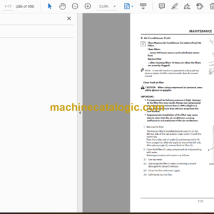 Hitachi ZW100-G, ZW120-G Wheel Loader Operator’s Manual (EM4FK-1-1, EM4FK-1-2, EM4FK-1-3, EM4FK-1-4, EM4FK-1-5)