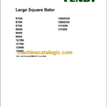 870(N,R,S), 990(N,R,S), 1270(N,S), 1290(N,S,NXD,SX), 12130(N,S) Large Square Baler Workshop Service Manual