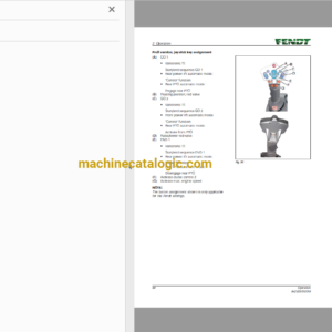 Fendt 800, 822, 824, 826, 828 Vario S4 Tractor Full Operator’s Manual