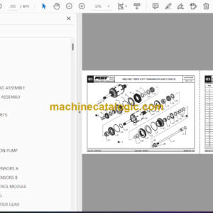 MST 642, 644 Plus Tier 4F Backhoe Loader Spare Parts Catalogue (EN-TR)