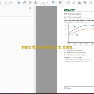 Fendt 200, 207, 208, 209, 210, 211 Vario VFP Gen3 Tractor Operation and Maintenance Manual