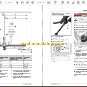 Fendt 2870 ISL Slicer Operator’s Manual (FEL1376380401)