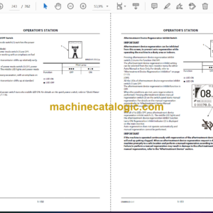 Hitachi ZW180-7,ZW180PL-7,ZW220-7,ZW250-7 Wheel Loader Operator’s Manual (ENMNUD-3-1)