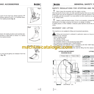 Messersi M22U Mini Excavator Instruction Manual