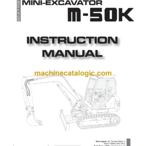 Messersi M50K Mini Excavator Instruction Manual