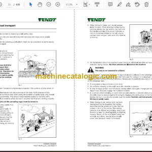 Fendt 5225 E Combine Harvester Operator’s Manual (LA327432010)