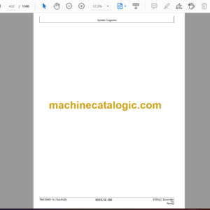 John Deere 870GLC Excavator Operation and Test Technical Manual (TM13340X19)