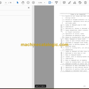 Hitachi UH04-2 Hydraulic Excavator Operator’s Manual (EM155-4)