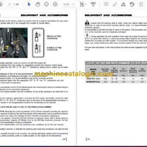 Messersi M50K Mini Excavator Instruction Manual