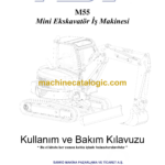 MST M55 Mini Excavator Operation and Maintenance Manual (TR) (03671521)