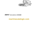 Fendt 5220 E Combines Harvesting Operator's Manual (from serial No. 551600298)