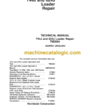 John Deere 744J and 824J Loader Repair Technical Manual (TM2084)