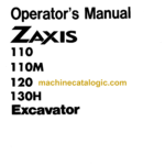 Hitachi ZX110,ZX110M,ZX120,ZX130H Operator's Manual (EM1EY-1-1, EM1EY-1-2)