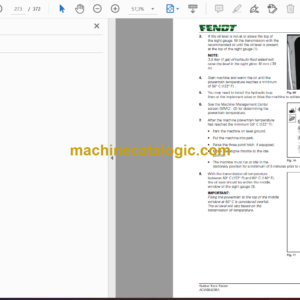 Fendt 1149MT, 1154MT, 1159MT, 1165MT Rubber Track Tractor Operator’s Manual