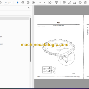 John Deere FS20 Disc Saw Feeling Head Parts Catalog (PC9126)