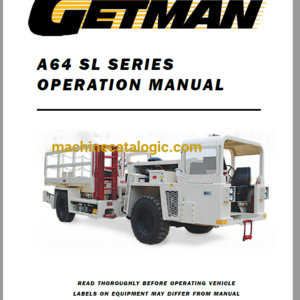 GETMAN A64 SL Series Operation Manual 023-125