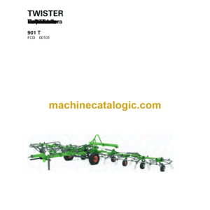 Fendt 901 T Twister Operator's Manual (FEL1549440401)