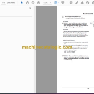 Hitachi ZX135US-6, ZX225US-6, ZX345US-6 class Hydraulic Excavator Operator’s Manual (ENMDAT-MX1-7, ENMDAT-MX1-8, ENMDAT-MX1-9)