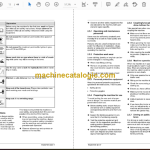 Fendt 901 T Twister Operator’s Manual (FEL1549440401)