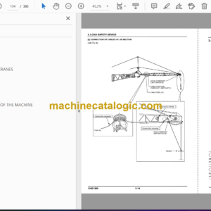 Kobelco CKE1350 Crawler Crane Operation & Maintenance Manual (S2GN30002ZE06)