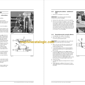 Fendt 9470x Auto Level + Rotor Feedler Combine Range Workshop Manual