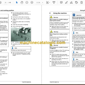 Fendt 8608 DN Twister Operator’s Manual (FEL1536000401)