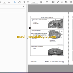 John Deere 450J, 550J, 650J Crawler Dozer Repair Technical Manual (TM10294)