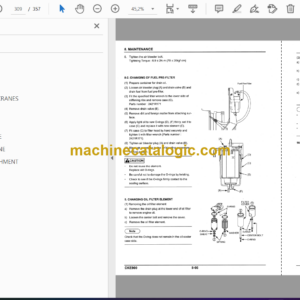 Kobelco CKE900 Crawler Crane Operation & Maintenance Manual (S2GH13012ZE06)