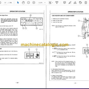 Hitachi EX135UR Excavator Operator’s Manual (EM1ED-1-1)