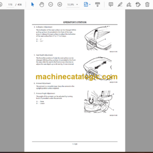 Hitachi ZW220-5B, ZW250-5B Wheel Loader Operator’s Manual (ENMNEC-EN2-1, ENMNEC-EN2-2, ENMNEC-EN2-4)