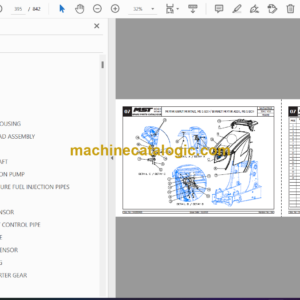 MST 542S, 544S Tier II Backhoe Loader Spare Parts Catalogue (EN-TR)