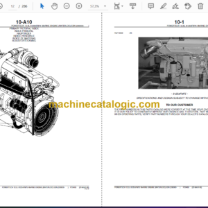 John Deere PowerTech 12.5L Marine Parts Catalog (PC9405)