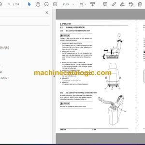 Kobelco CKE700 Crawler Crane Operation & Maintenance Manual (S2GG42002ZE04)