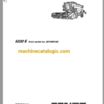 Fendt 5220 E Combine Harvesting Operator's Manual (from 551600182)