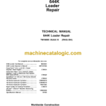 John Deere 644K Loader Repair Technical Manual (TM10695)