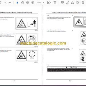 Hitachi ZX140W-3, ZX145W-3, ZX170W-3, ZX190W-3, ZX210W-3 Wheeled Excavator Operator’s Manual (EMCGB-EN2-1, EMCGB-EN2-2)