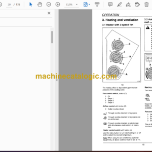 Fendt 307, 308, 309, 310, 311, 312 Farmer Operator’s Manual