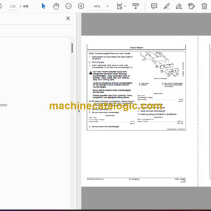 John Deere 644K Loader Repair Technical Manual (TM10695)