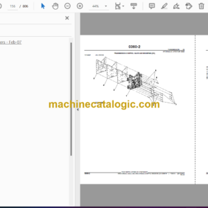 John Deere 540G3, 648G3, 460D Skidders Parts Catalog (PC9515)