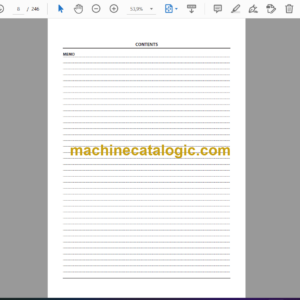 Hitachi ZX29U-3, ZX33U-3, ZX38-3, ZX48U-3, ZX52U-3 Hydraulic Excavator Operator’s Manual (EM1NE-EN1-2, EM1NE-EN1-2T)