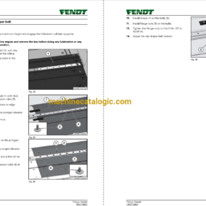 Fendt 4300 Pickup Header Workshop Manual