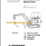 Messersi M28K Mini Excavator Spare Parts Catalog