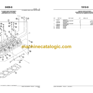 John Deere 225DLC Excavator Parts Catalog (PC10016) (Nov-08)