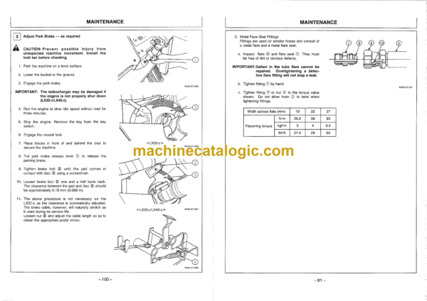 Hitachi LX20-2LX30-2LX40-2 Wheel Loader Operator's Manual (EM40K-1-1) - Image 3