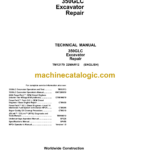 John Deere 350GLC Excavator Repair Technical Manual (TM12179)