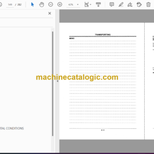 Hitachi ZX330LC,ZX370 Excavator Operator’s Manual (EM1HH-NA1-1)