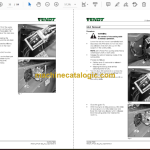 Fendt PowerFlow 30′ – 35′ Cutting Table Operator’s Manual (LA327447010)