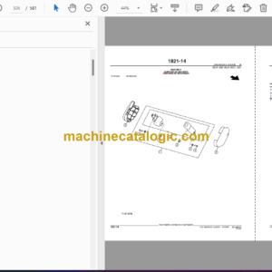 John Deere 710J Backhoe Loaders Parts Catalog (PC10007)